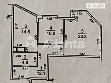 2-комнатная квартира по адресу Итальянский бульвар (площадь 65,3 м²) - imageAlt 34 2-комнатная квартира по адресу Итальянский бульвар (площадь 65,3 м²) - Atlanta.ua - imageAlt 34