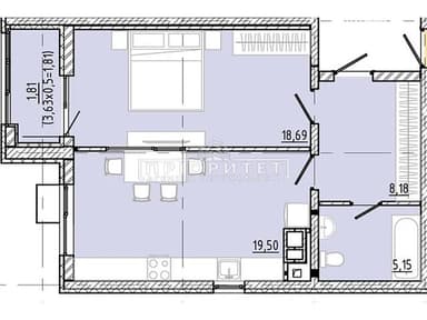 1-комнатная квартира по адресу ул. Судостроительная (площадь 53,3 м²) - imageAlt 24 1-комнатная квартира по адресу ул. Судостроительная (площадь 53,3 м²) - Atlanta.ua - imageAlt 24