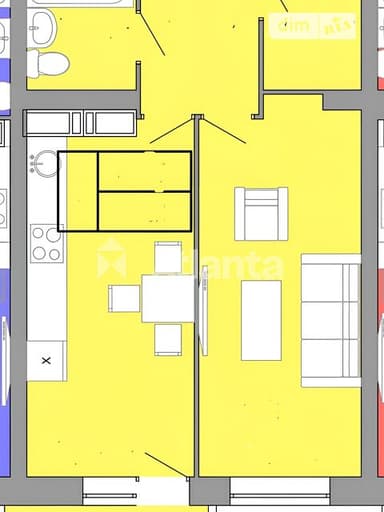 1-комнатная квартира по адресу ул. Ковалевского (площадь 37,2 м²) - imageAlt 24 1-комнатная квартира по адресу ул. Ковалевского (площадь 37,2 м²) - Atlanta.ua - imageAlt 24