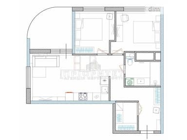 2-кімнатна квартира за адресою вул. Краснова (площа 65 м²) - фото 26 2-кімнатна квартира за адресою вул. Краснова (площа 65 м²) - Atlanta.ua - фото 26