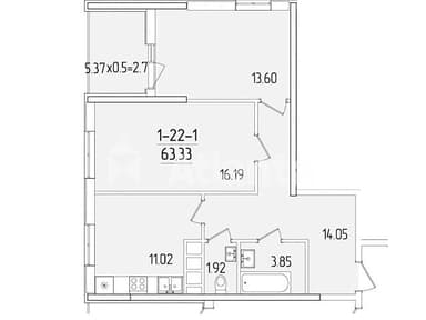 2-комнатная квартира по адресу Курортный пер. (площадь 62,6 м²) - imageAlt 10 2-комнатная квартира по адресу Курортный пер. (площадь 62,6 м²) - Atlanta.ua - imageAlt 10