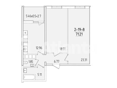 2-комнатная квартира по адресу Курортный пер. (площадь 70 м²) - imageAlt 10 2-комнатная квартира по адресу Курортный пер. (площадь 70 м²) - Atlanta.ua - imageAlt 10