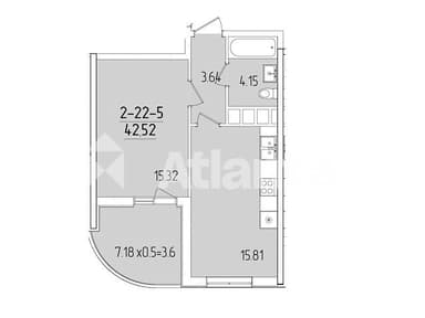 1-комнатная квартира по адресу Курортный пер. (площадь 40 м²) - imageAlt 10 1-комнатная квартира по адресу Курортный пер. (площадь 40 м²) - Atlanta.ua - imageAlt 10