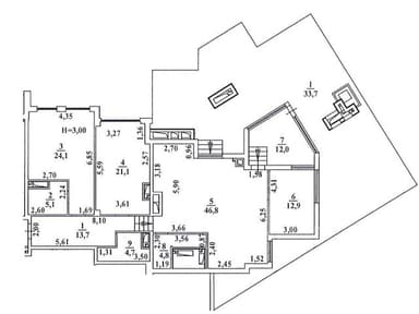 3-комнатная квартира по адресу (площадь 178,9 м²) - imageAlt 22 3-комнатная квартира по адресу (площадь 178,9 м²) - Atlanta.ua - imageAlt 22