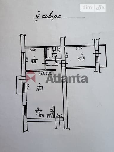 3-кімнатна квартира за адресою вул. Сонячна (площа 68 м²) - фото 61 3-кімнатна квартира за адресою вул. Сонячна (площа 68 м²) - Atlanta.ua - фото 61