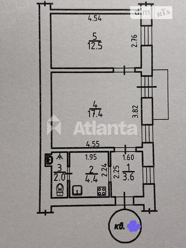 2-комнатная квартира по адресу ул. Вадима Гетьмана (площадь 40 м²) - imageAlt 20 2-комнатная квартира по адресу ул. Вадима Гетьмана (площадь 40 м²) - Atlanta.ua - imageAlt 20