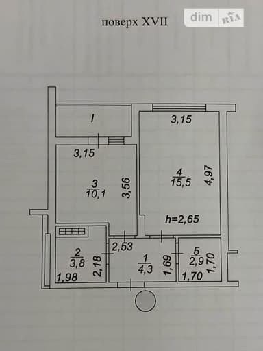 1-комнатная квартира по адресу ул. Грушевского Михаила (площадь 38,4 м²) - imageAlt 12 1-комнатная квартира по адресу ул. Грушевского Михаила (площадь 38,4 м²) - Atlanta.ua - imageAlt 12