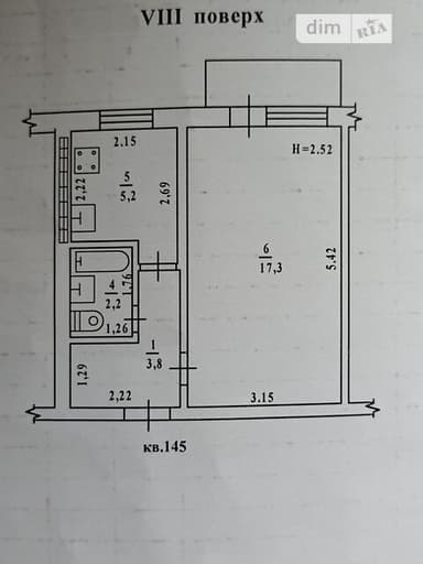 1-комнатная квартира по адресу ул. Королева ак. (площадь 29,5 м²) - imageAlt 46 1-комнатная квартира по адресу ул. Королева ак. (площадь 29,5 м²) - Atlanta.ua - imageAlt 46