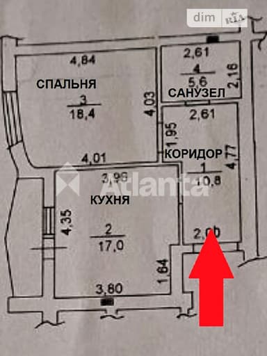 1-комнатная квартира по адресу ул. Трамвайная (площадь 54,2 м²) - фото 37 1-комнатная квартира по адресу ул. Трамвайная (площадь 54,2 м²) - Atlanta.ua - фото 37