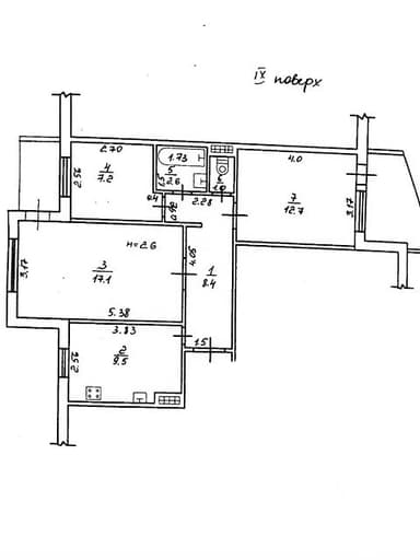 3-комнатная квартира по адресу (площадь 62,7 м²) - imageAlt 22 3-комнатная квартира по адресу (площадь 62,7 м²) - Atlanta.ua - imageAlt 22