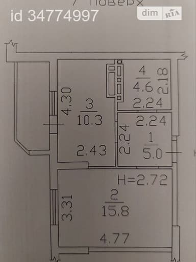 1-комнатная квартира по адресу ул. Радужный м-н (площадь 40 м²) - imageAlt 24 1-комнатная квартира по адресу ул. Радужный м-н (площадь 40 м²) - Atlanta.ua - imageAlt 24