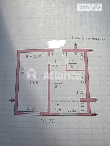 1-комнатная квартира по адресу ул. Трамвайная (площадь 35 м²) - imageAlt 12 1-комнатная квартира по адресу ул. Трамвайная (площадь 35 м²) - Atlanta.ua - imageAlt 12