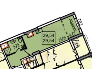 1-кімнатна квартира за адресою (площа 29,5 м²) - фото 16 1-кімнатна квартира за адресою (площа 29,5 м²) - Atlanta.ua - фото 16