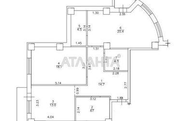 2-rooms apartment apartment by the address st. Pedagogicheskaya (area 83,0 m2) - Atlanta.ua - photo 39