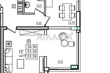 1-room apartment apartment by the address st. Nikolaevskaya (area 52,5 m2) - Atlanta.ua - photo 14