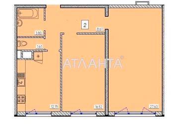 2-rooms apartment apartment by the address st. Zhemchuzhnaya (area 69,6 m2) - Atlanta.ua - photo 4