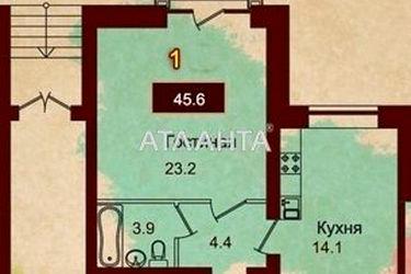 1-room apartment apartment by the address st. Frantsuzskiy bul Proletarskiy bul (area 46,4 m2) - Atlanta.ua - photo 20