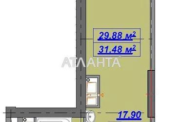 1-room apartment apartment by the address st. Dacha kovalevskogo Amundsena (area 31,5 m2) - Atlanta.ua - photo 9