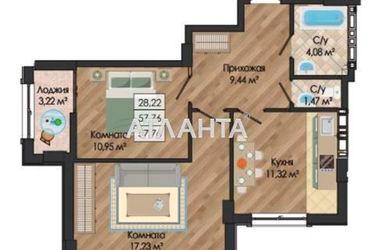 2-rooms apartment apartment by the address st. Nikolaevskaya (area 57,8 m2) - Atlanta.ua - photo 8