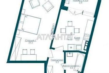 1-room apartment apartment by the address st. Frantsuzskiy bul Proletarskiy bul (area 64,1 m2) - Atlanta.ua - photo 10