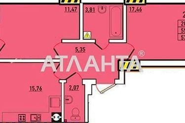 2-rooms apartment apartment by the address st. Raduzhnyy m n (area 60,0 m2) - Atlanta.ua - photo 22