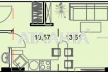 1-room apartment apartment by the address st. Gagarinskoe plato (area 31,4 m2) - Atlanta.ua - photo 9