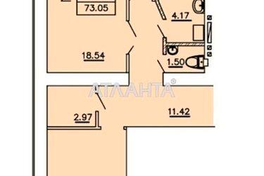 2-rooms apartment apartment by the address st. Dnepropetr dor Semena Paliya (area 74,0 m2) - Atlanta.ua - photo 10