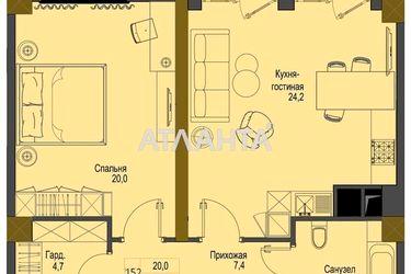 1-room apartment apartment by the address st. Frantsuzskiy bul Proletarskiy bul (area 62,9 m2) - Atlanta.ua - photo 10