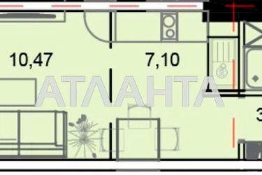 1-комнатная квартира по адресу ул. Гагаринское плато (площадь 34,0 м2) - Atlanta.ua - фото 10