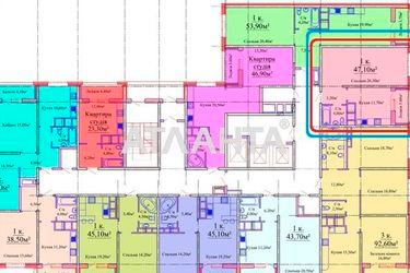 1-room apartment apartment by the address st. Varnenskaya (area 47,0 m2) - Atlanta.ua - photo 17