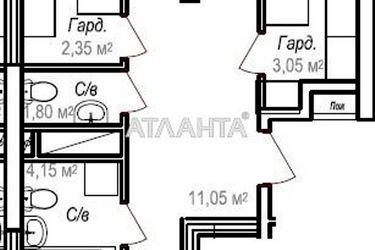 2-rooms apartment apartment by the address st. Geroev Krut Tereshkovoy (area 75,9 m2) - Atlanta.ua - photo 3