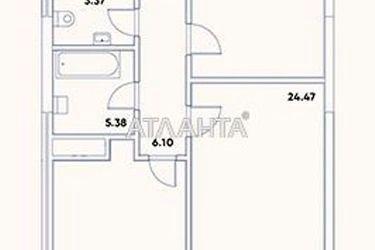 2-rooms apartment apartment by the address st. Repina (area 107,4 m2) - Atlanta.ua - photo 9