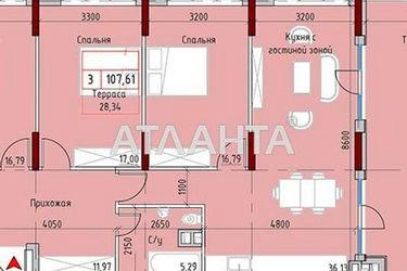 1-комнатная квартира по адресу Маячный пер. (площадь 118,6 м2) - Atlanta.ua - фото 9