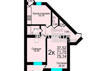 2-rooms apartment apartment by the address st. Shchepnoy per (area 75,1 m2) - Atlanta.ua - photo 6