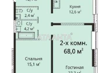 2-rooms apartment apartment by the address st. Gagarinskoe plato (area 68,0 m2) - Atlanta.ua - photo 10