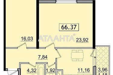 2-кімнатна квартира за адресою вул. Сахарова (площа 66,4 м2) - Atlanta.ua - фото 7