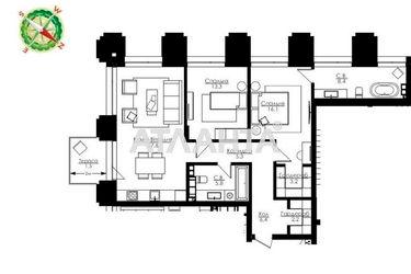3-rooms apartment apartment by the address st. Frantsuzskiy bul Proletarskiy bul (area 89,8 m2) - Atlanta.ua - photo 10