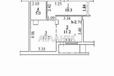 2-rooms apartment apartment by the address st. DOS (area 43,0 m2) - Atlanta.ua - photo 2