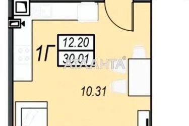 1-кімнатна квартира за адресою вул. Олександрійська (площа 30,0 м2) - Atlanta.ua - фото 6
