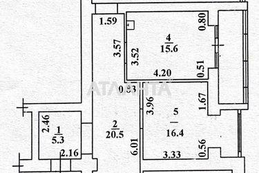 3-rooms apartment apartment by the address st. Khvoynyy per (area 127,0 m2) - Atlanta.ua - photo 30