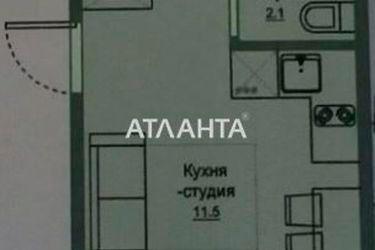 1-room apartment apartment by the address st. Stroitelnyy per (area 18,6 m2) - Atlanta.ua - photo 4