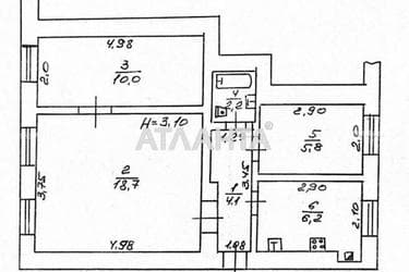 3-rooms apartment apartment by the address st. Rizovskaya Sevastopolskaya (area 47 m²) - photo 22 3-rooms apartment apartment by the address st. Rizovskaya Sevastopolskaya (area 47 m²) - Atlanta.ua - photo 22