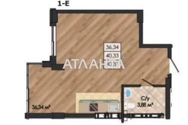 1-room apartment apartment by the address st. Nikolaevskaya (area 37,5 m2) - Atlanta.ua - photo 6