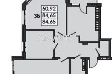 3-комнатная квартира по адресу ул. Николаевская (площадь 90,8 м2) - Atlanta.ua - фото 6