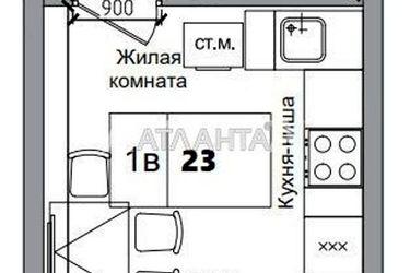 1-room apartment apartment by the address st. 7 km ovidiopolskoy dor (area 23,0 m2) - Atlanta.ua - photo 7