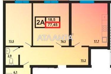2-комнатная квартира по адресу ул. Проектная (площадь 77,5 м2) - Atlanta.ua - фото 18