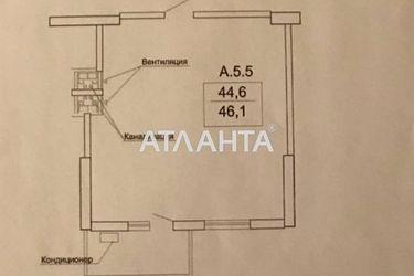 1-комнатная квартира по адресу Тополинный пер. (площадь 46,1 м2) - Atlanta.ua - фото 21