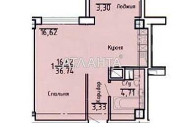 1-room apartment apartment by the address st. Astashkina (area 37,0 m2) - Atlanta.ua - photo 16