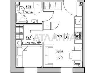 1-room apartment apartment by the address st. Spreysa (area 25,0 m2) - Atlanta.ua - photo 4