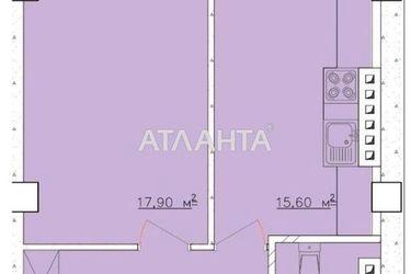 1-комнатная квартира по адресу ул. Дача ковалевского (площадь 44,0 м2) - Atlanta.ua - фото 28
